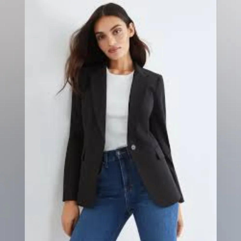 Veronica Beard 2 the "Classic Dickey Jacket" wool navy blue core - Picture 2 of 13